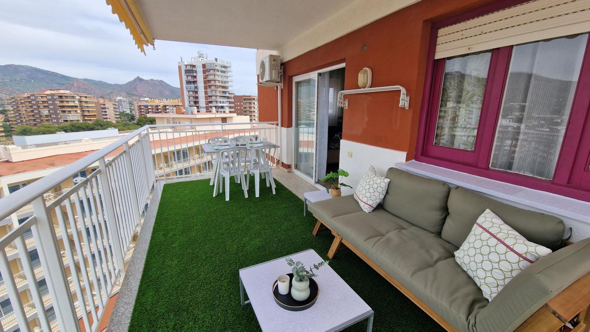 דירות Benicàssim Incredible Seafront With Sunrise And Sunset Views מראה חיצוני תמונה